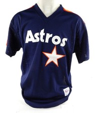 1990s Houston Astros Patterson #38 Game Used Blue Jersey BP ST 48 272