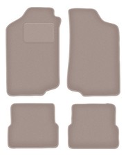 Fußmatten Automatten Velours Beige für Volkswagen Golf II 1983-1992 4-tlg