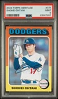 2024 Topps Heritage 🔥SHOHEI OHTANI🔥 1975 Topps #371 PSA 9 🌟 Mint