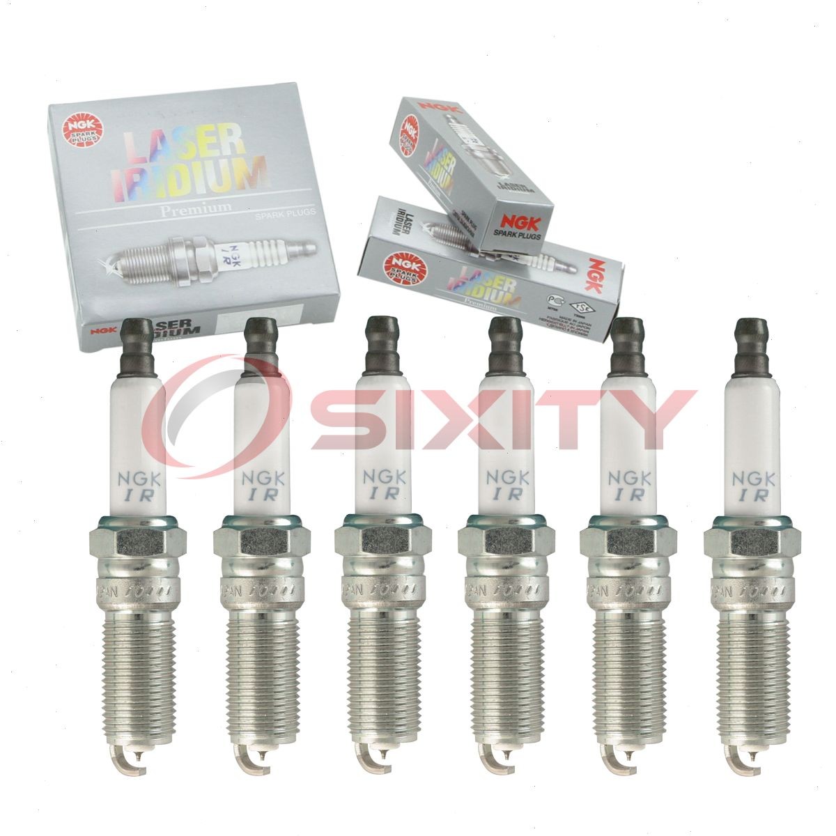 6 pcs NGK Laser Iridium Spark Plugs for 2010-2015 Chevrolet Camaro 3.6L V6 is