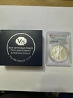 2020 W $1 Silver American Eagle - V75 Privy Mark - First Day PCGS PR70 DCAM