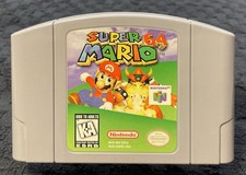 Super Mario 64 Nintendo N64 Authentic Original Cartridge Tested Working OEM VG
