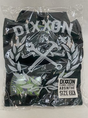 Dixxon Men's ''The Absinthe'' Flannel Shirt XXL NIB