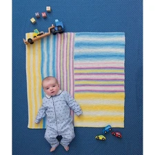 Lion Brand® Right Angles Baby Blanket Knit Kit