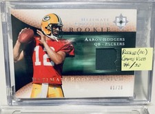 Aaron Rodgers (RC) 2005 Upper Deck Ultimate Collection Game Used Patch #1/20