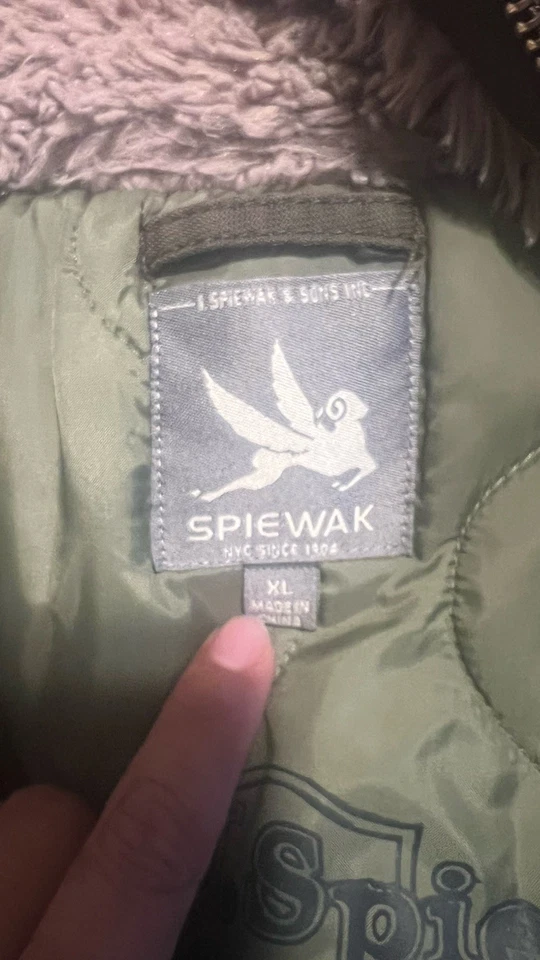 Spiewak And Sons Hooded Winter Bomber Jacket - Xlarge - Image 4 of 4