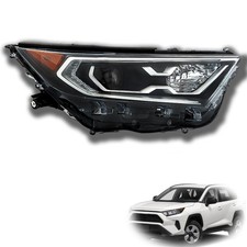 Headlight Assembly Passenger Side Headlamp Replacement for RAV-4 H-ybrid