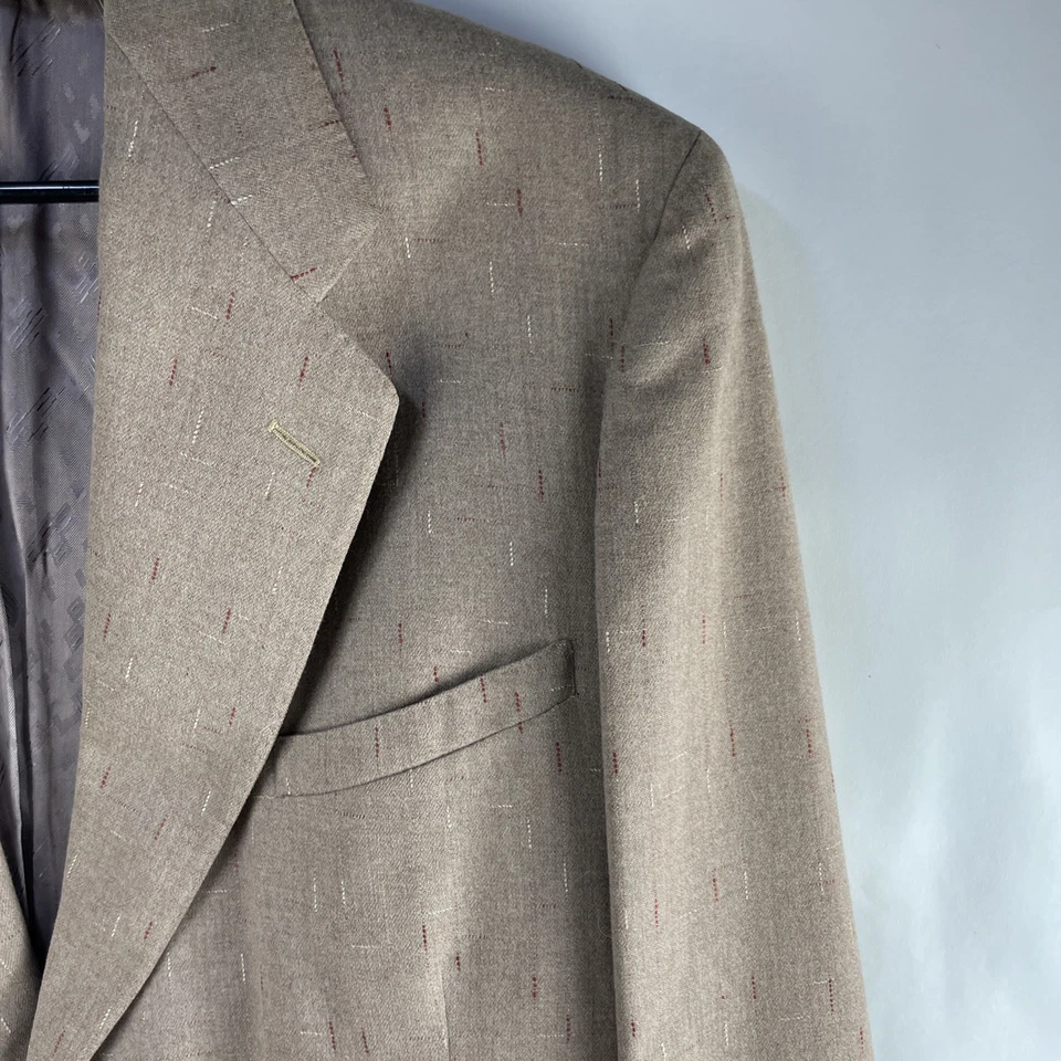 Abrigo Blazer Deportivo Rockabilly Talla 44 De Colección Años 50 Para Hombre Lana Mancha Atómica Foto 2 de 4