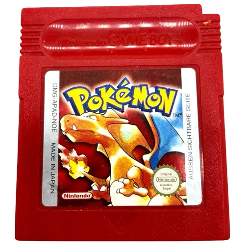 Pokemon Rote Edition Game Boy DMG APAD NOE USK 0 nur Modul gereinigt