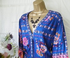 👗***MONSOON PRE-OWNED "EMBELLISHED BLUE" DRESS SIZE 22***👗