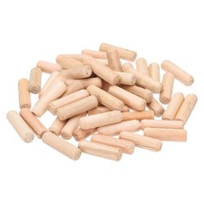 1/2 Wooden Dowel Pins, 144 Pcs M12x40mm Wood Dowel Pins Hardwood Pegs