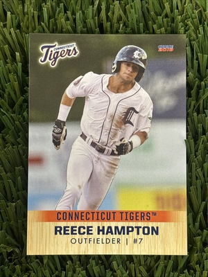 #ad 2018 Choice Connecticut Tigers Reece Hampton #15 Detroit Tigers MILB $1.88
