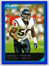 2006 Bowman Blue #'d/500 DeMeco Ryans #225