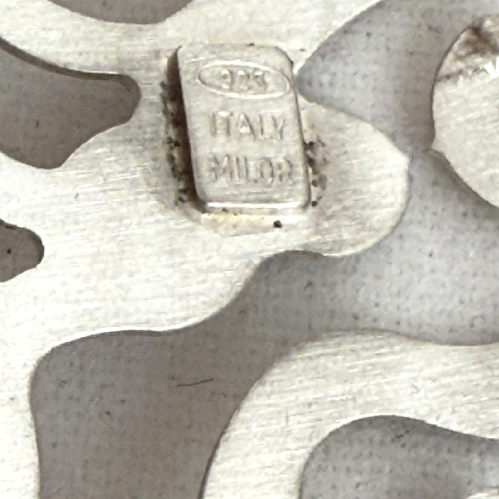 FLASHY Sterling Silver Scroll Work Cuff Bracelet … - image 12