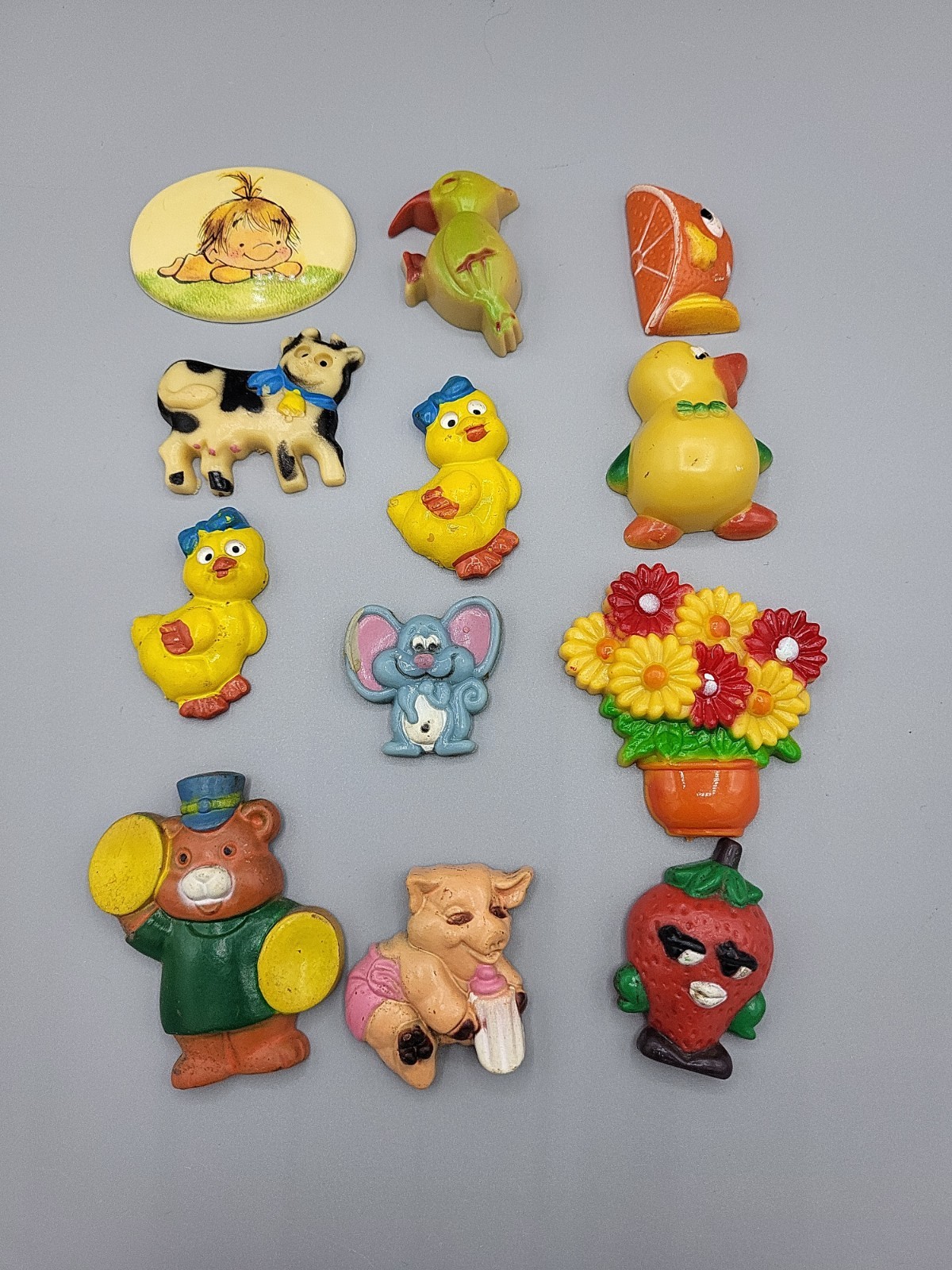 Vintage Variety Lot Of Refrigerator Magnets-Lot Of 12