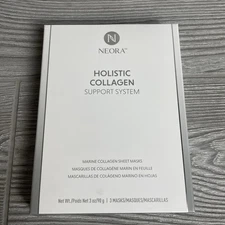 Neora Holistic Collagen Support System 3 Sheet Face Masks NEW Exp. 11/2026