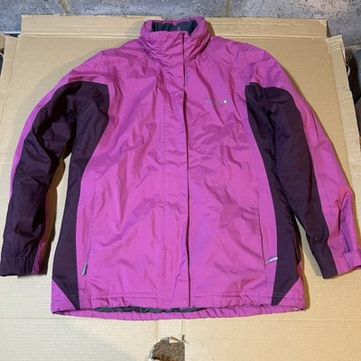 Women s Regatta Pink Jacket Zip Pockets Lightweight Outdoor Coat Size Large
