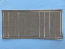 EVA foam 31"x15" 6mm marine boat Helm Pad Toffee/Cream Seadek mat