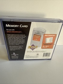 Performance Sega Dreamcast Memory Card 200 Blocks In Original Case