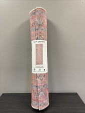 Ruggable 2.5  x7' Washable Bridgerton Debutante  s Dream Rose Runner Rug Washable