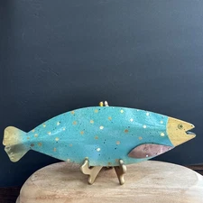 Dick Libby Signed Antique Weathervane Design Artwork Wood Metal Sculpture 1 Of 1