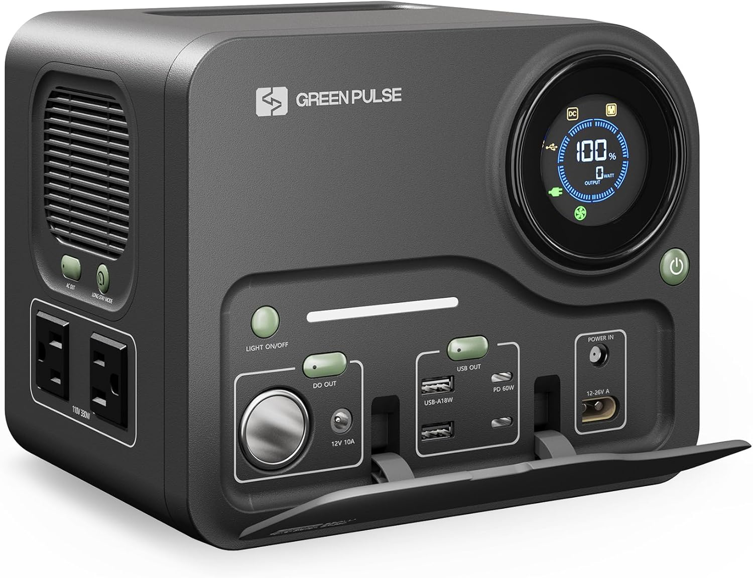 ACACIA Portable Power Station, 299.7Wh Capacity with 8 Ports,60W USB-C PD Output