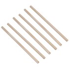 6PK Wooden Bird Perch Canary Budgie Cockatiel Parrot Bird Cage Accessories 12"