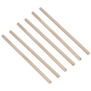 6PK Wooden Bird Perch Canary Budgie Cockatiel Parrot Bird Cage Accessories 12"