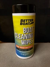 Better Boat 2929-1 Boat Cleaning Wipes With UV Protectant 40 Wet Wipes- Lot Of 3