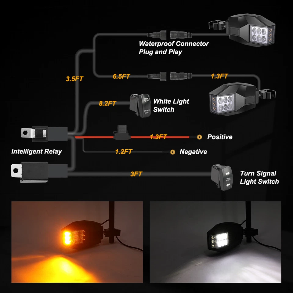 Espejo retrovisor lateral de aluminio COLIGHT UTV para Can Am Maverick X3 Max Turbo 2017-24 Foto 3 de 4