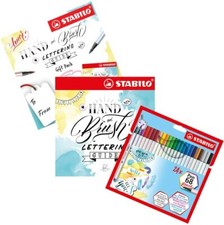 STABILO Pen 68 brush Wallet of 24 Assorted Co...