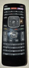 Genuine Vizio Smart TV Remote Control Tested Black XRT112 Amazon/Netflix/M-GO