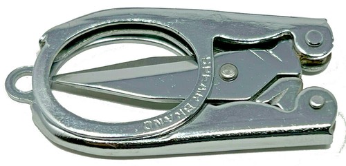 Tijeras plegables portátiles - 3,5" - Mini cortador de bolsillo afilado llaves de viaje artesanías - Imagen 4 de 10