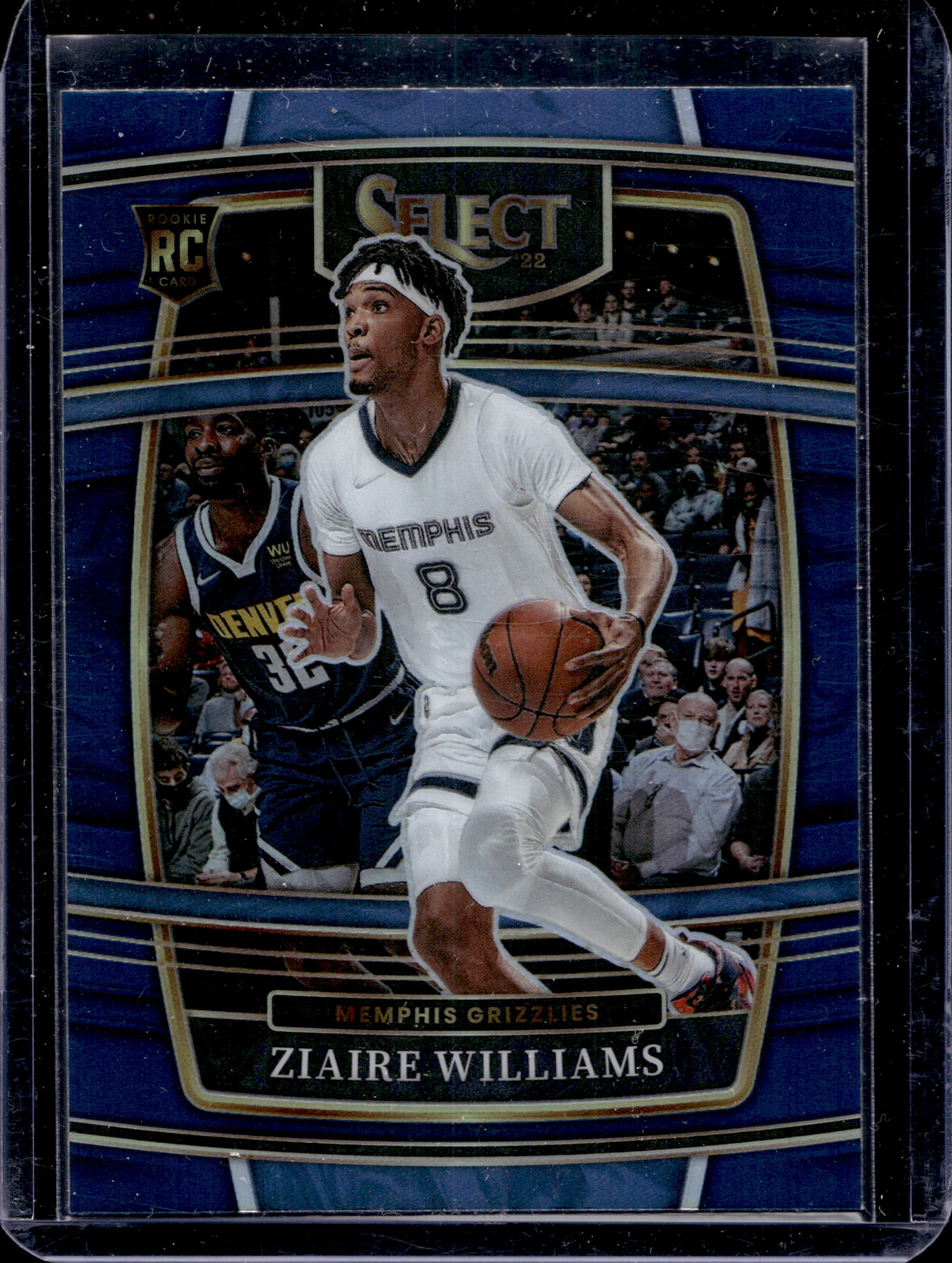 2021-22 Panini Select #86 Ziaire Williams Blue Prizms