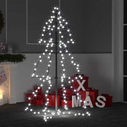 Albero Luminoso di Natale struttura in Metallo Moderno con luci LED