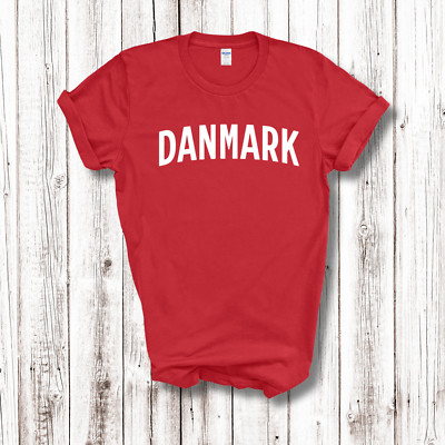 Denmark Adult Tshirt Country Sport Support Patriotic Unisex Shirt Men Women