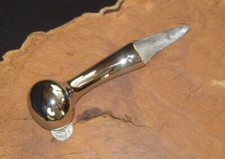 Antique Chromed Brass Handle Solid Brass For Walking Stick Canes Handmade Gift