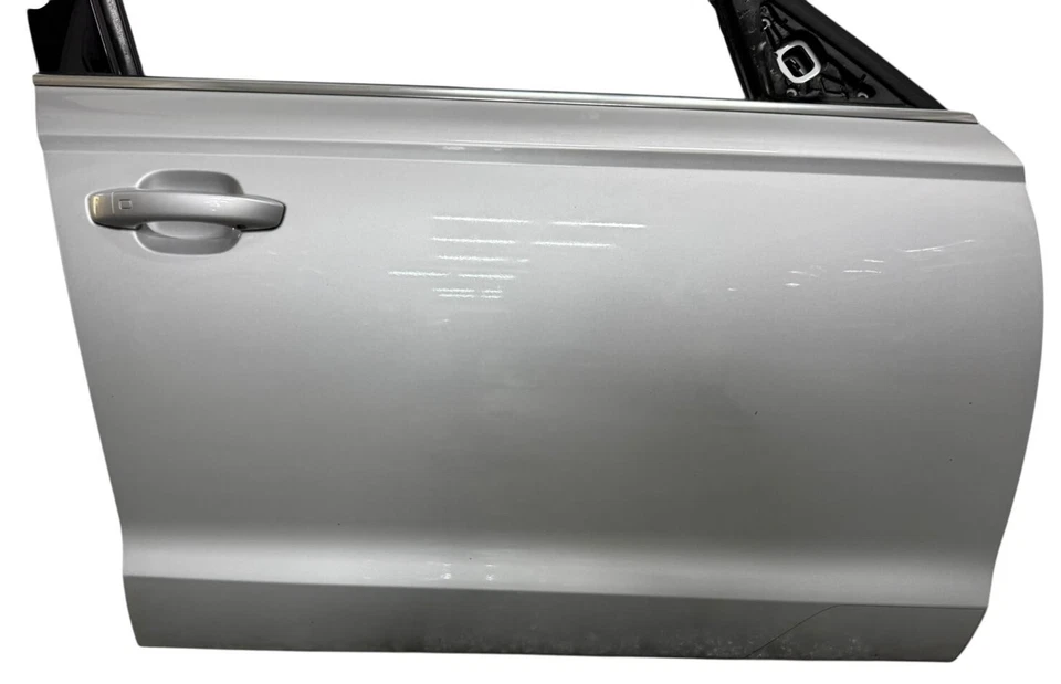 Audi A6 S6 2012-2018 carcasa de puerta delantera derecha del lado del pasajero plateada OEM Foto 2 de 4