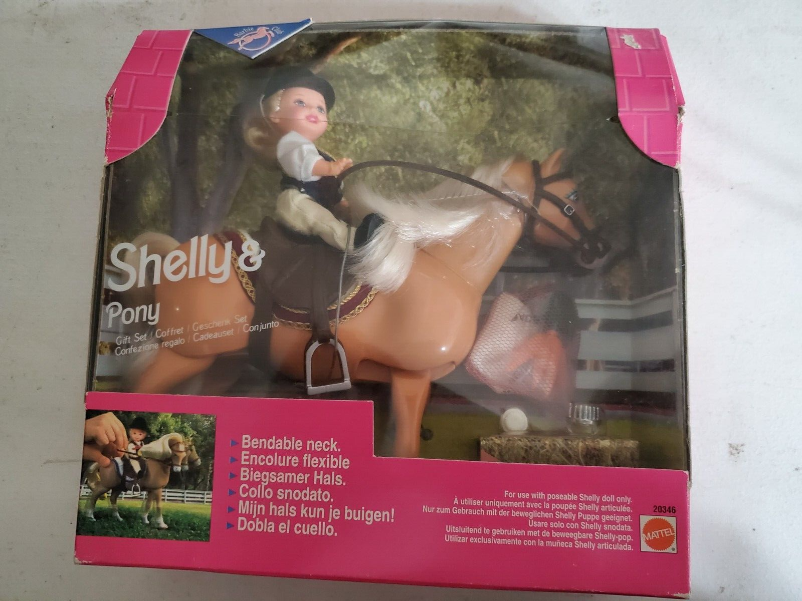 1998 Mattel Shelly and Pony Nuovo con scatola