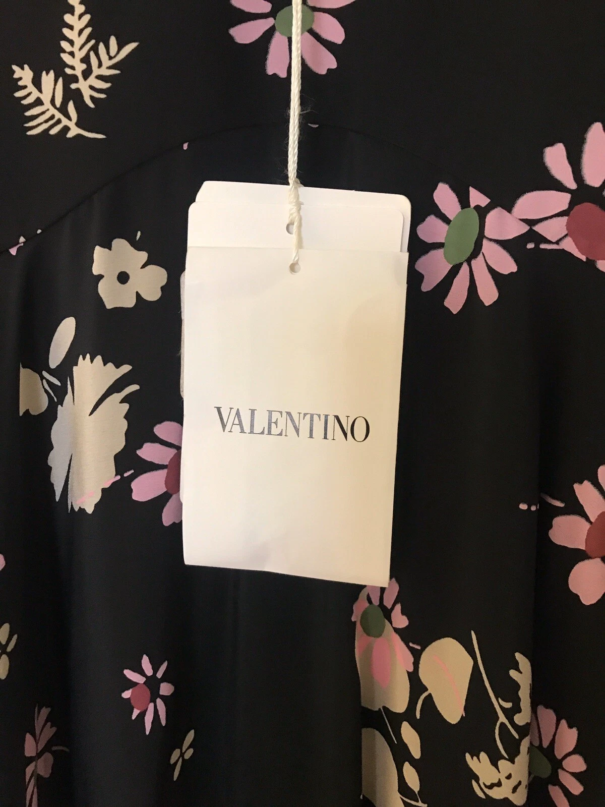 Abito Valentino in seta floreale nuovo