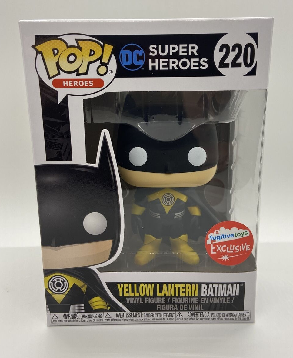 Funko POP Yellow Lantern Batman 220 NYCC 2017 Fugitive Toys