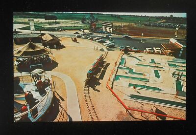 1960s Tilt-a-Whirl Ride Train Miniature Golf South of the Border Dillon SC PC