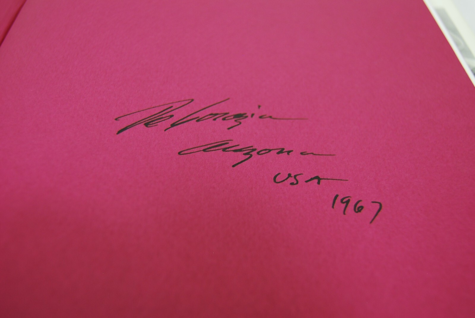 Signed TED DE GRAZIA 1967 AH HA TORO Book