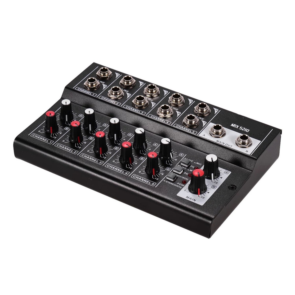 Pro 4/6/10 Channels Digital Audio Mixer Stereo Karaoke Broadcast
