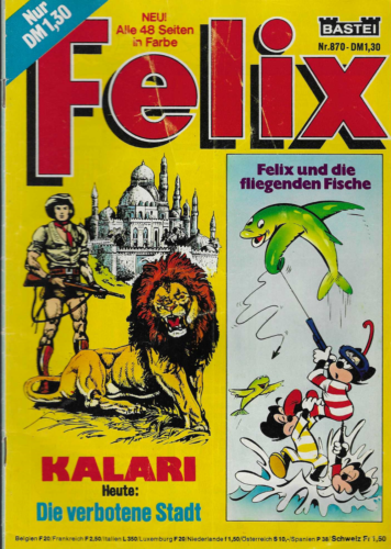 Felix Nr.870 / 1974 Kalari Der Herr der Wildnis / Black Beauty - Bild 1 von 1