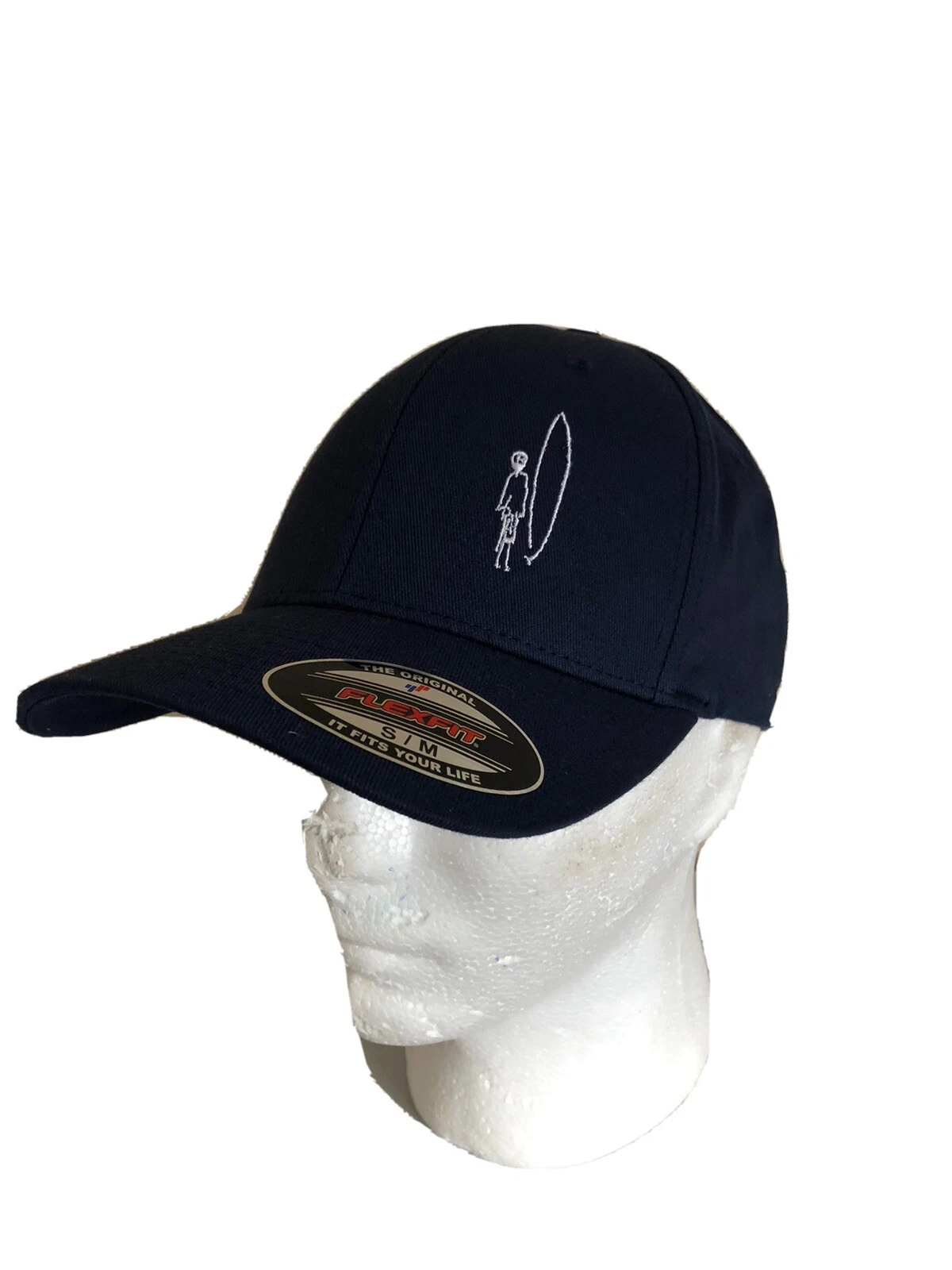 Organic Cotton Baseball Cap Unisex Blue/white logo S/M (New) Lostboyz Clothing