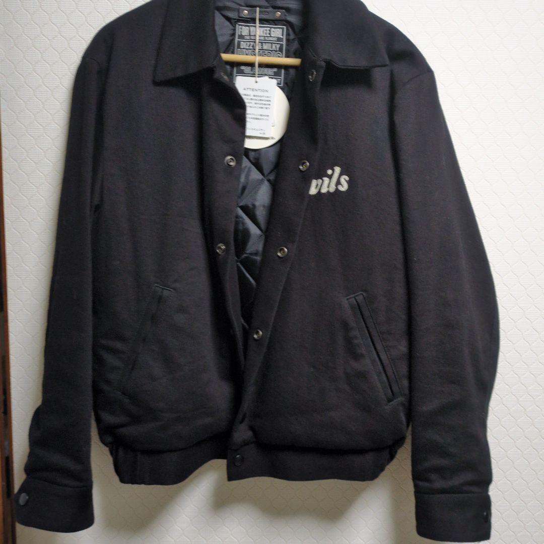 HYSTERIC GLAMOUR MINEDENIME Black Denim Jacket Size M 25in HYSTERIC GLAMOUR MINEDENIME Black Denim Jacket Size M 25in