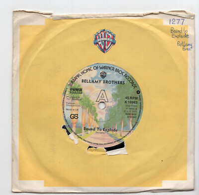 (H13) The Bellamy Brothers, Bound To Explode - 1977 - 7'' vinyl