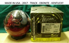 MADE IN USA 14 00oz TW 2-1/4 Pin 2-3 NIB Track 2017 MAKO ATTACKl Bowling Ball