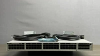 Cisco Catalyst C9300-48P-A 48 Port PoE+ Network Switch W/ C9300-NM-8X, 2x Psu